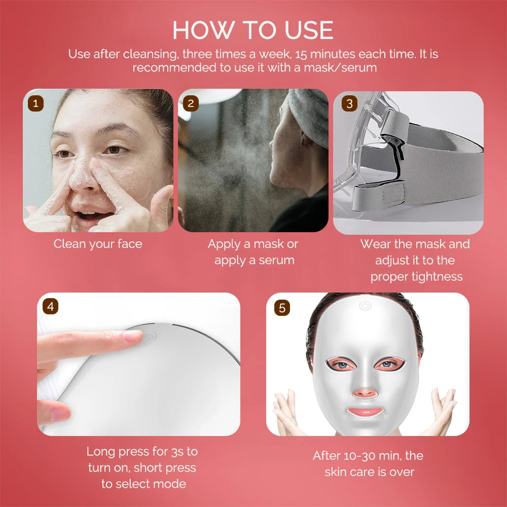 Belle Lumière 7-Color LED Face Mask